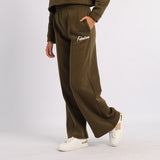 OLIVE WIDE LEG PANT