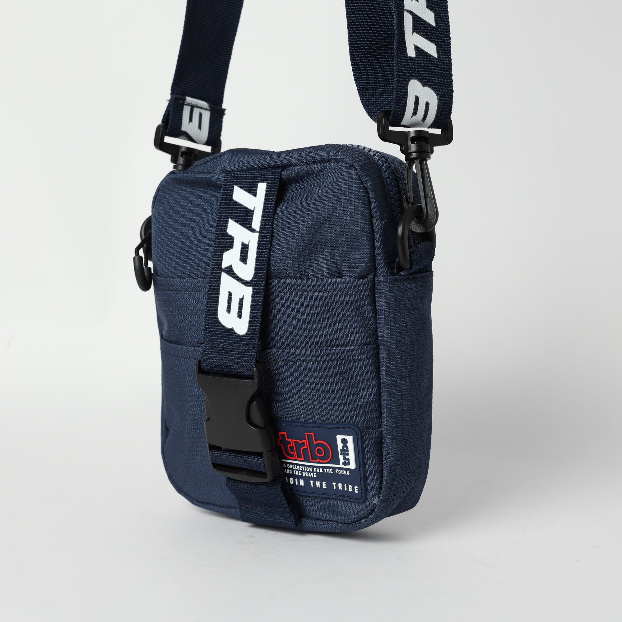 Crossbody Bag.White Trb Branding.