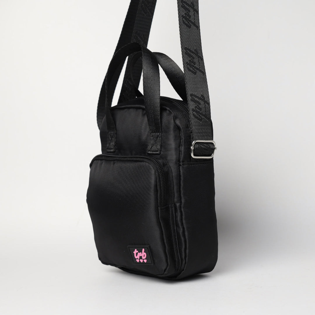 Nylon Crossbody Bag Top Handle
