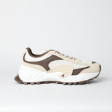 Nova Brown And Beige Trainers