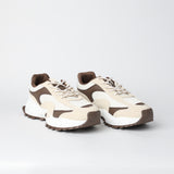 Nova Brown And Beige Trainers