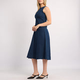 BLUE DENIM DRESS