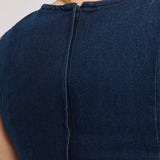 BLUE DENIM DRESS