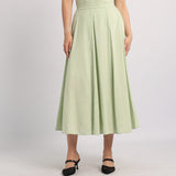 MINT LINEN SKIRT