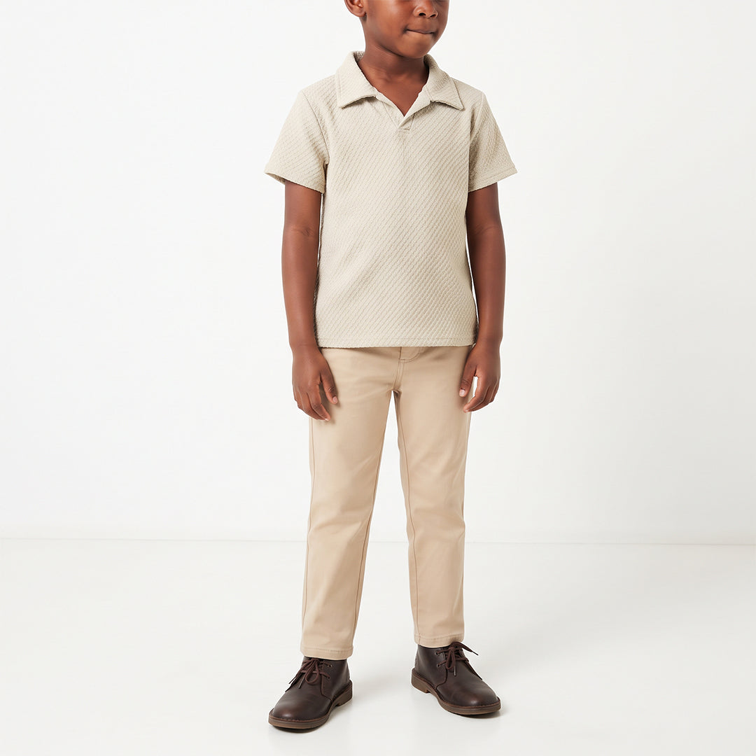 Trb Boys Knit Golfer