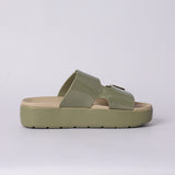 SAGE PLATFORM DOUBLE BUCKLE SANDAL