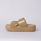 SAGE PLATFORM DOUBLE BUCKLE SANDAL