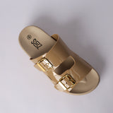 SAGE PLATFORM DOUBLE BUCKLE SANDAL