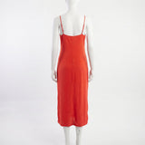 Ladies Alora Orange Strappy Dress