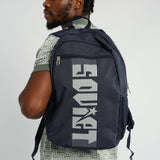 NAVY &amp; WHITE BACKPACK
