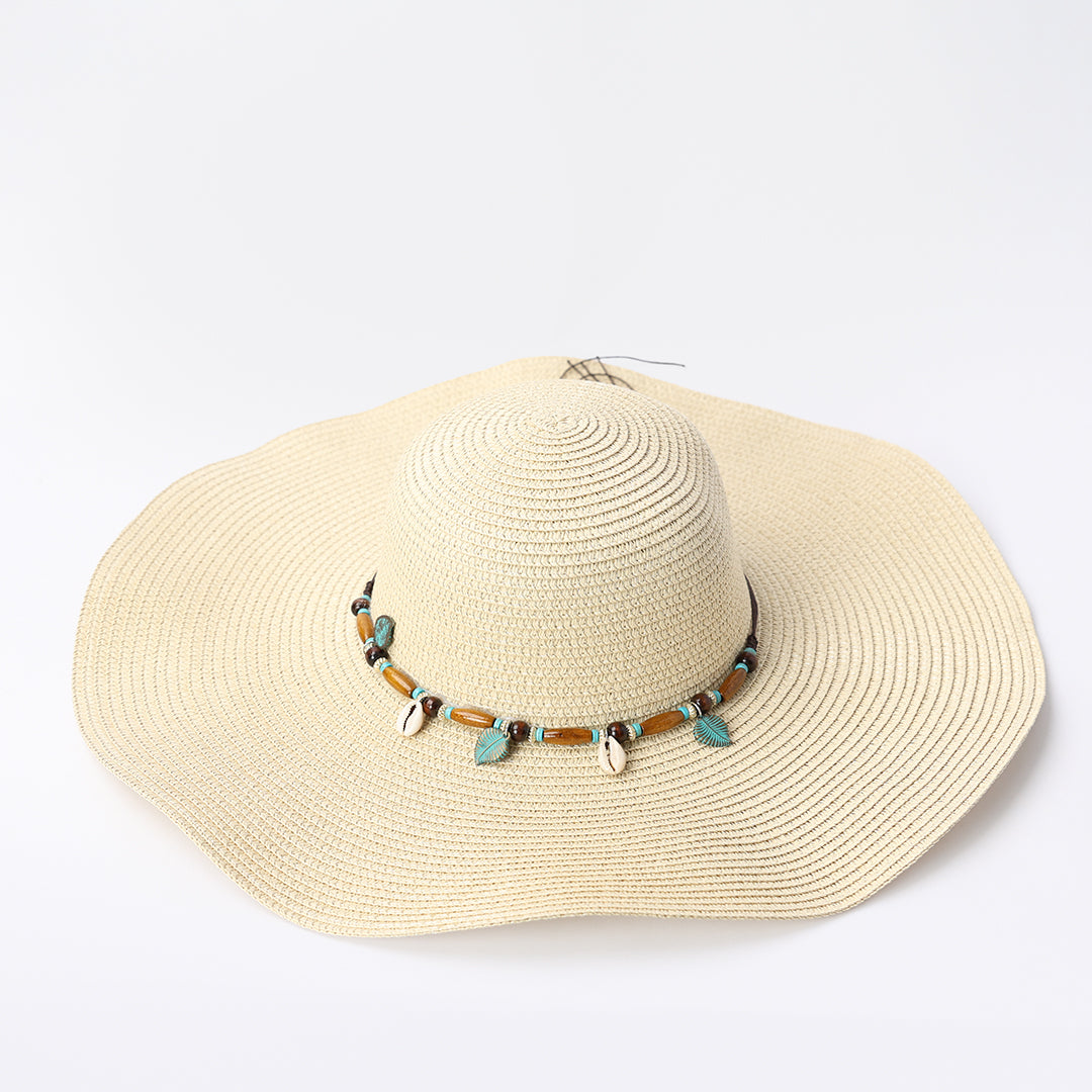 Beige Straw Hat