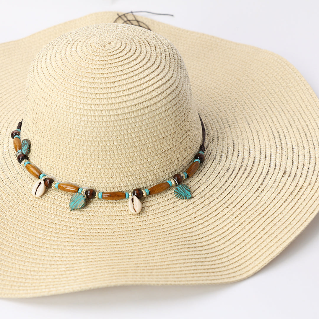 Beige Straw Hat