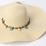 Beige Straw Hat