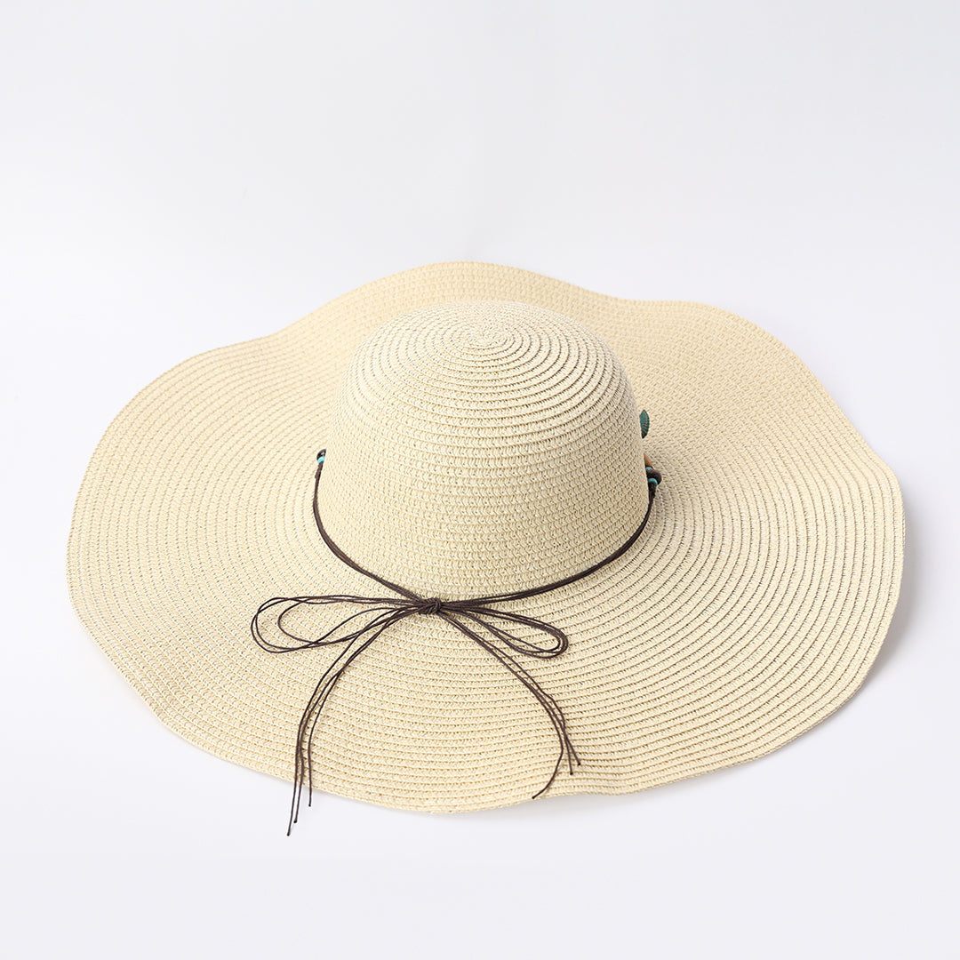 Beige Straw Hat