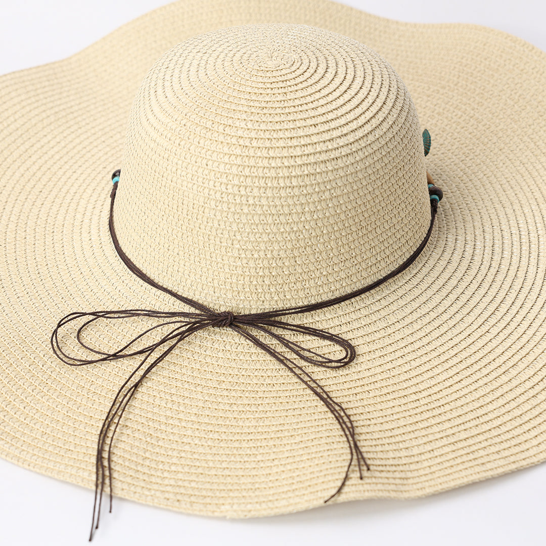 Beige Straw Hat