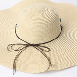 Beige Straw Hat