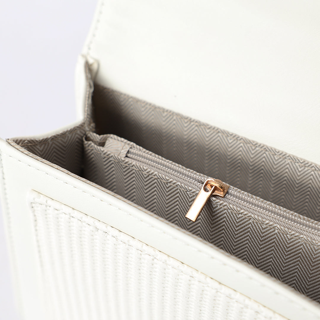White Handbag