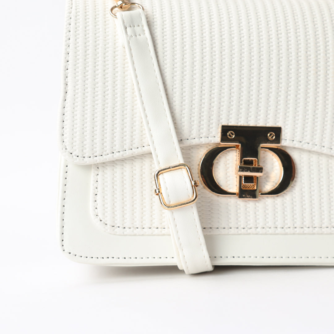 White Handbag