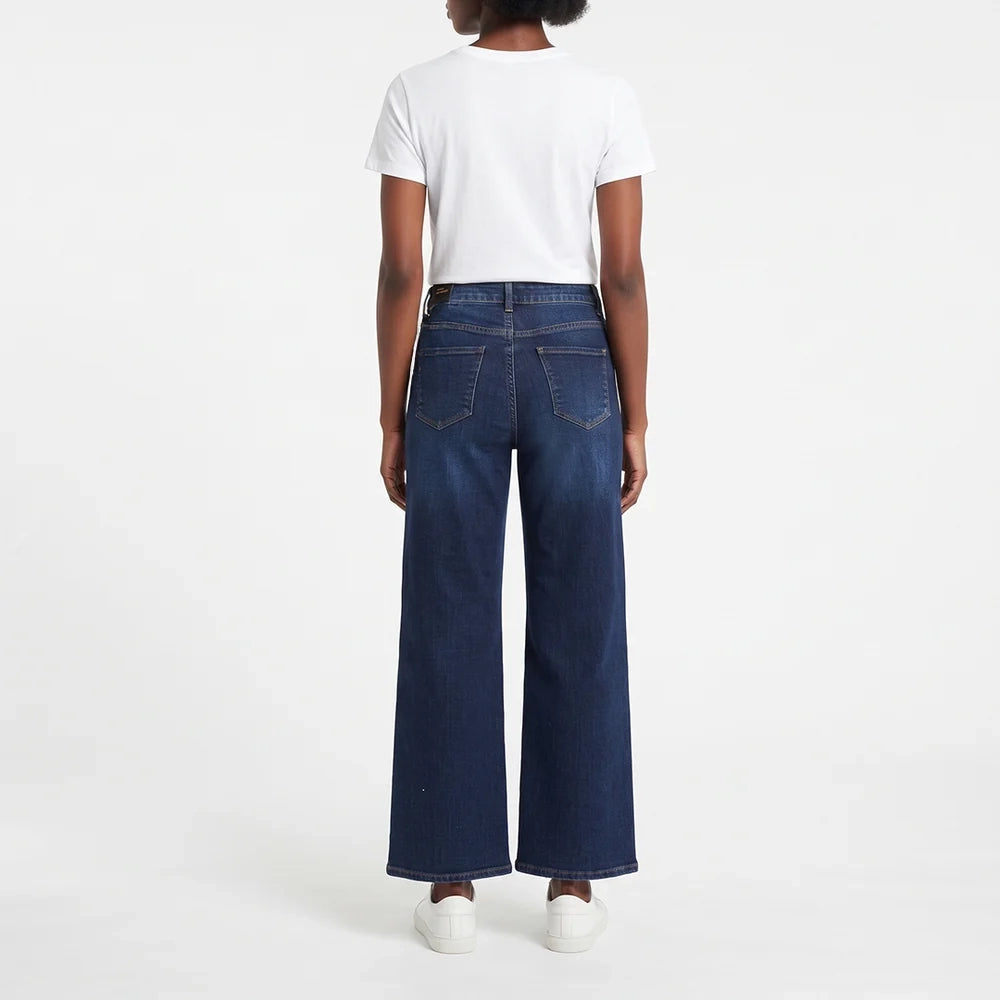 DARK BLUE WIDE LEG DENIM JEAN