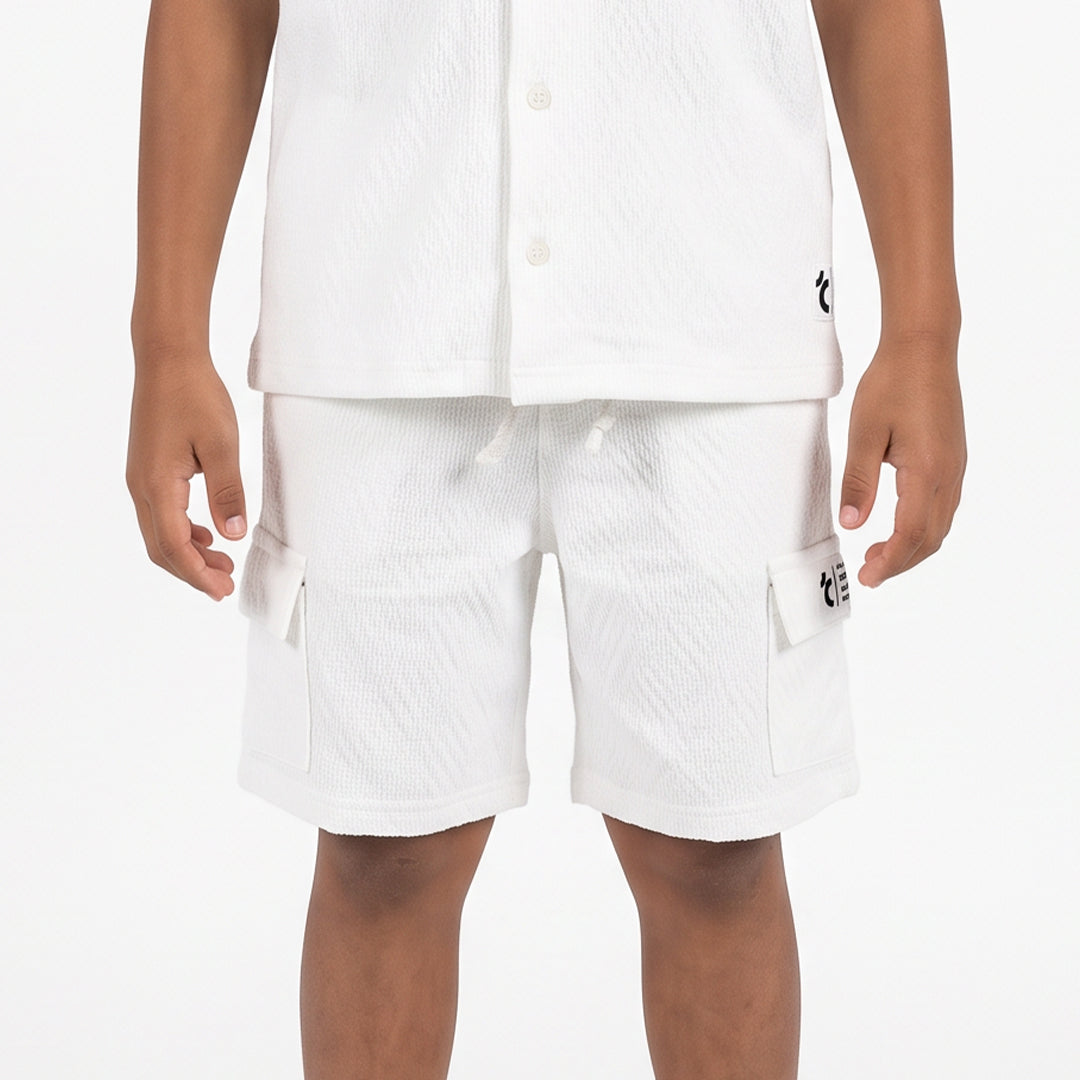 Trb Boys Jacquard Cargo Shorts