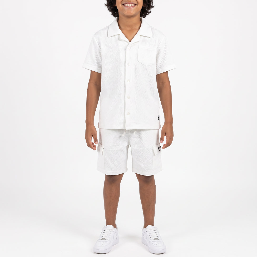 Trb Boys Jacquard Cargo Shorts