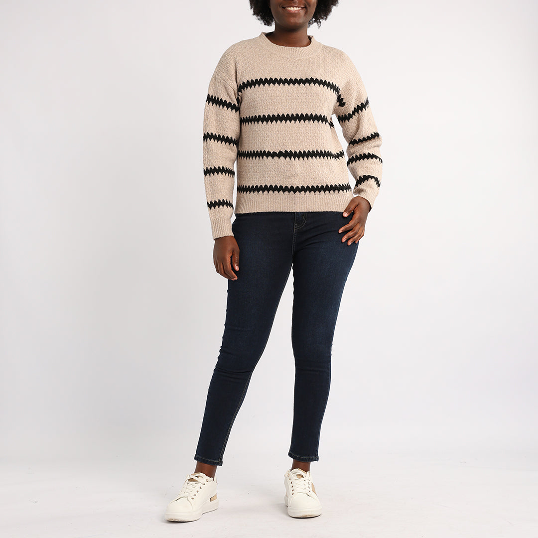 BEIGE/BLACK LONG SLEEVE JERSEY