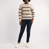 BEIGE/BLACK LONG SLEEVE JERSEY