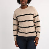 BEIGE/BLACK LONG SLEEVE JERSEY