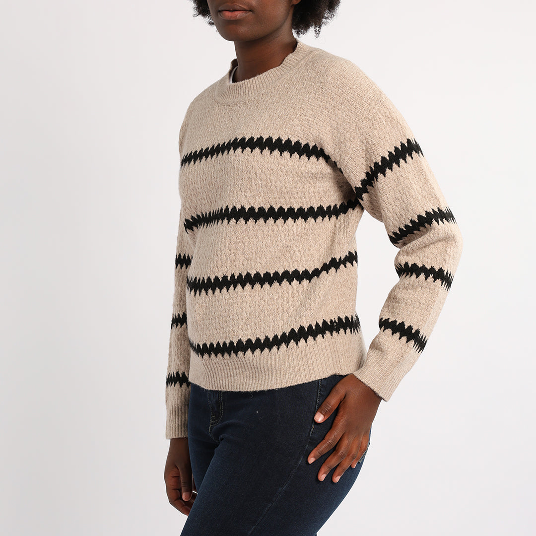 BEIGE/BLACK LONG SLEEVE JERSEY