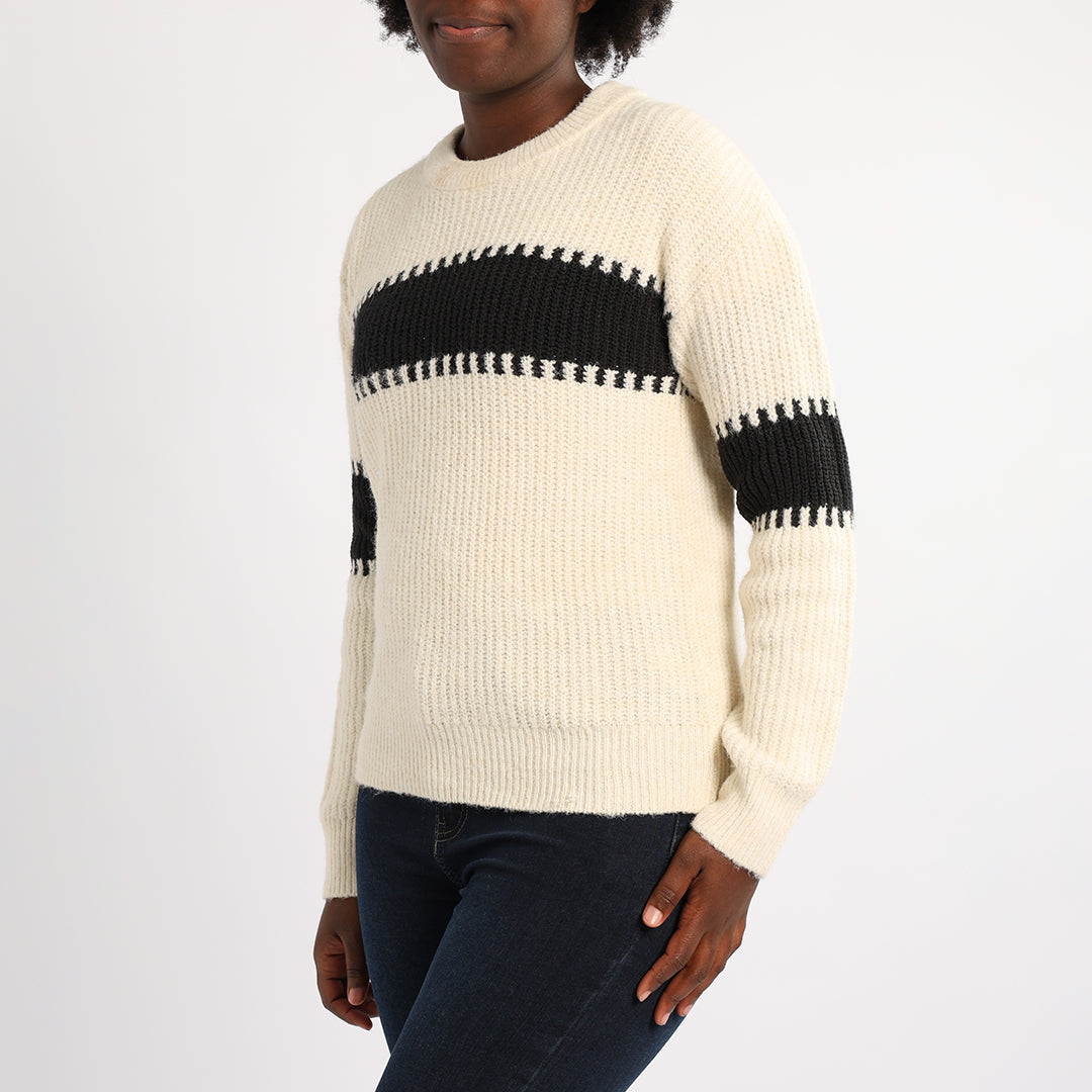 WHITE/BLACK LONG SLEEVE JERSEY