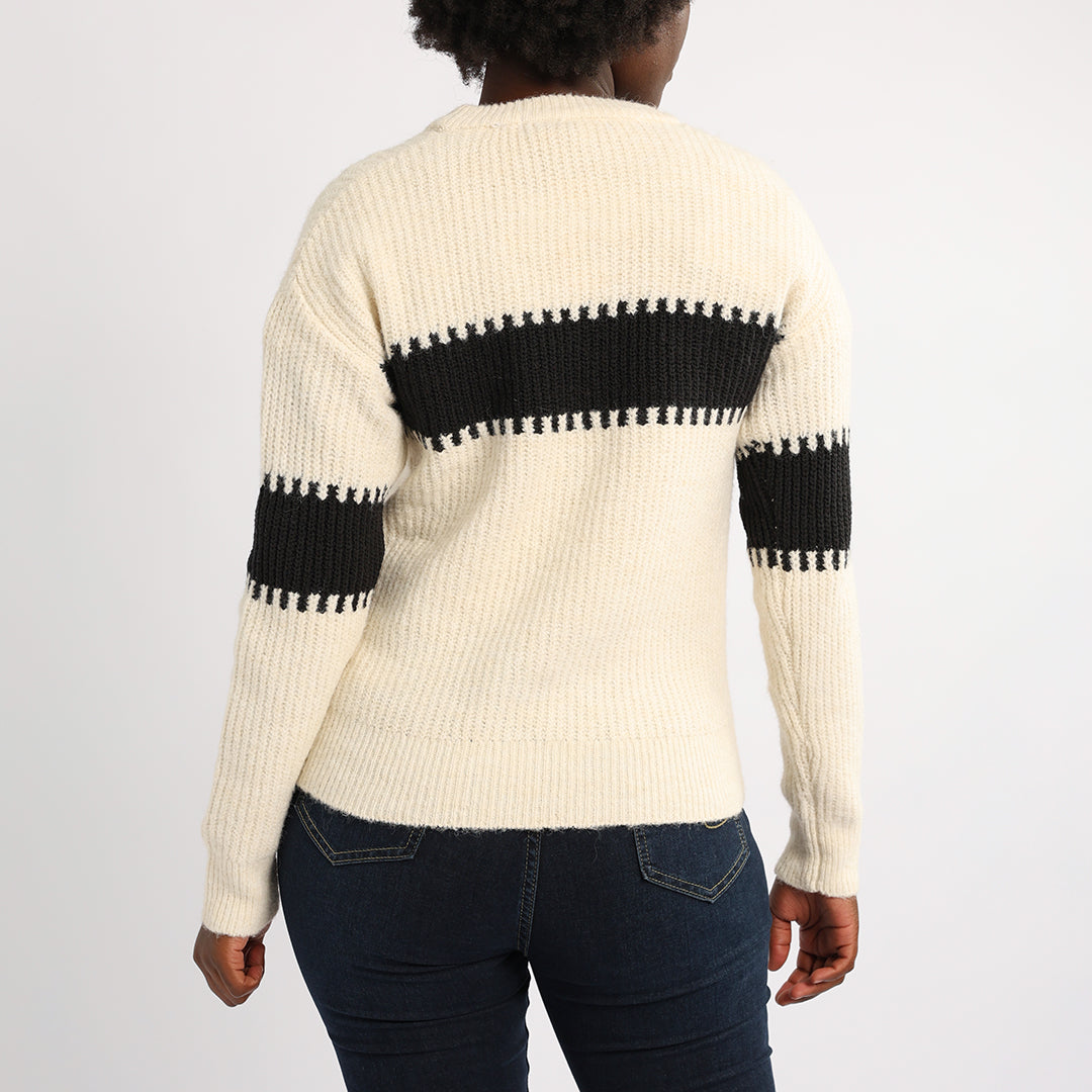 WHITE/BLACK LONG SLEEVE JERSEY