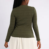 LADIES ALORA FATIGUE TURTLE NECK TOP