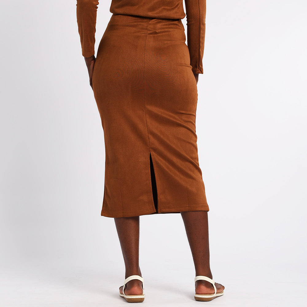 LADIES TAN SKIRT