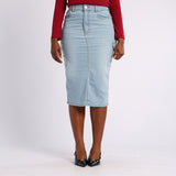 CARGO SKIRT WITH SLIT IN THE FRONT