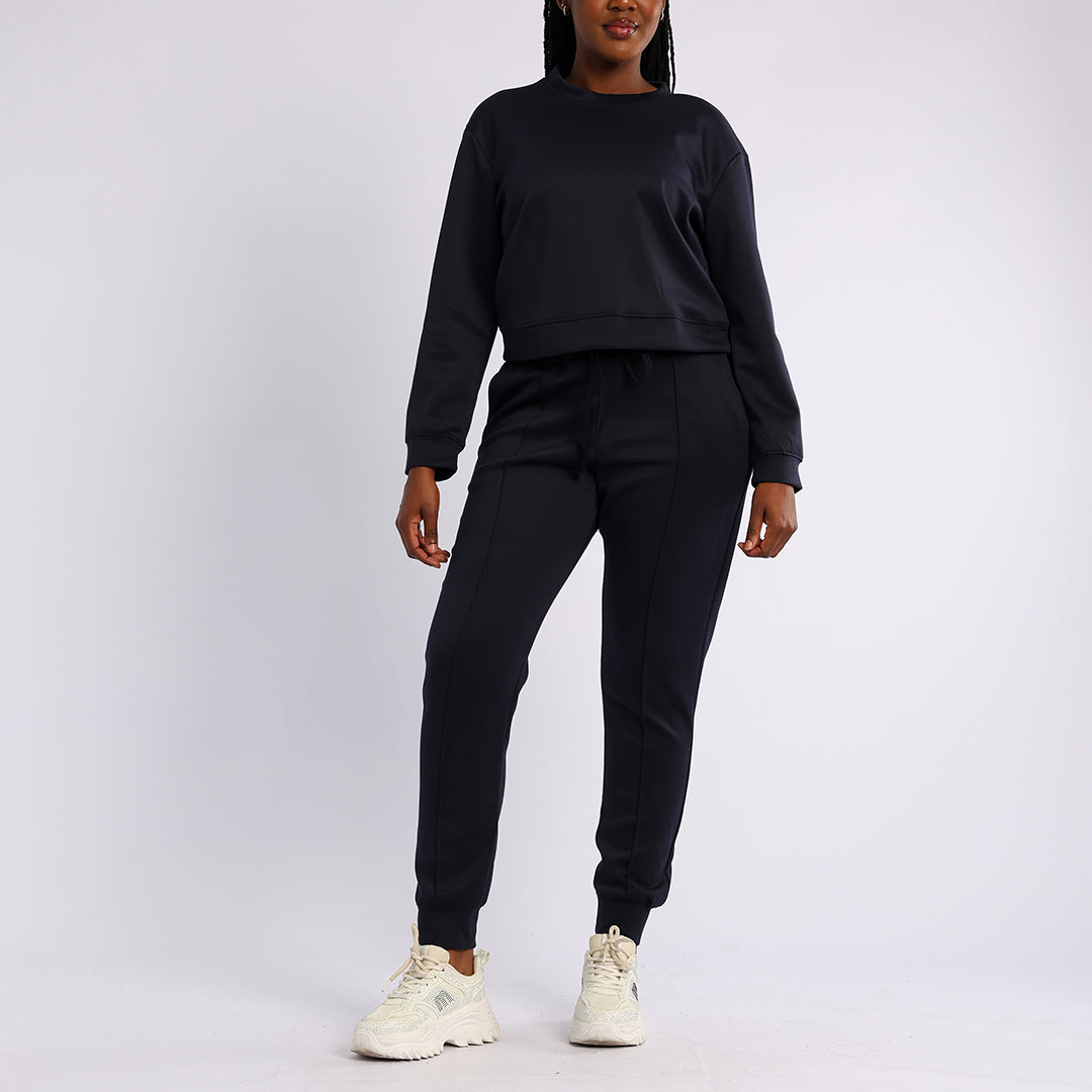 LADIES NAVY JOGGER