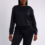 LADIES NAVY SCUBA SWEATER
