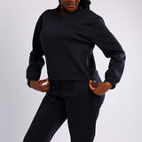 LADIES NAVY SCUBA SWEATER