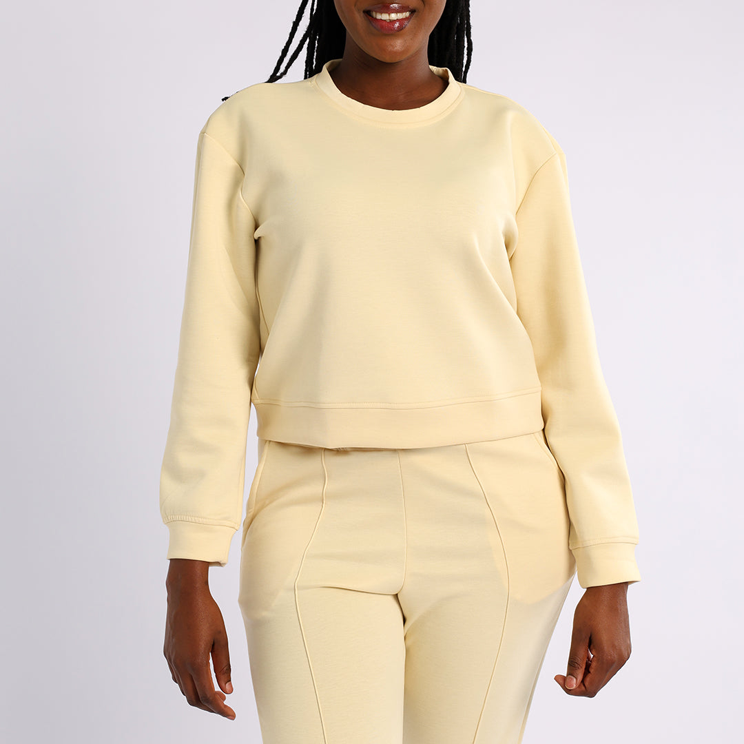 LADIES YELLOW SWEATER