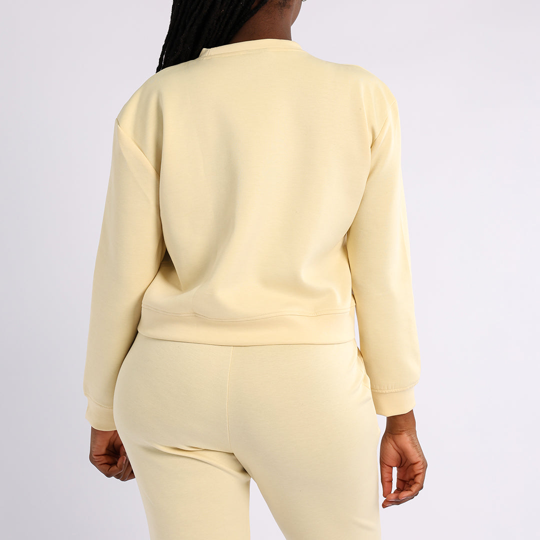 LADIES YELLOW SWEATER