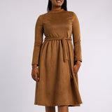 LADIES TAUPE DRESS