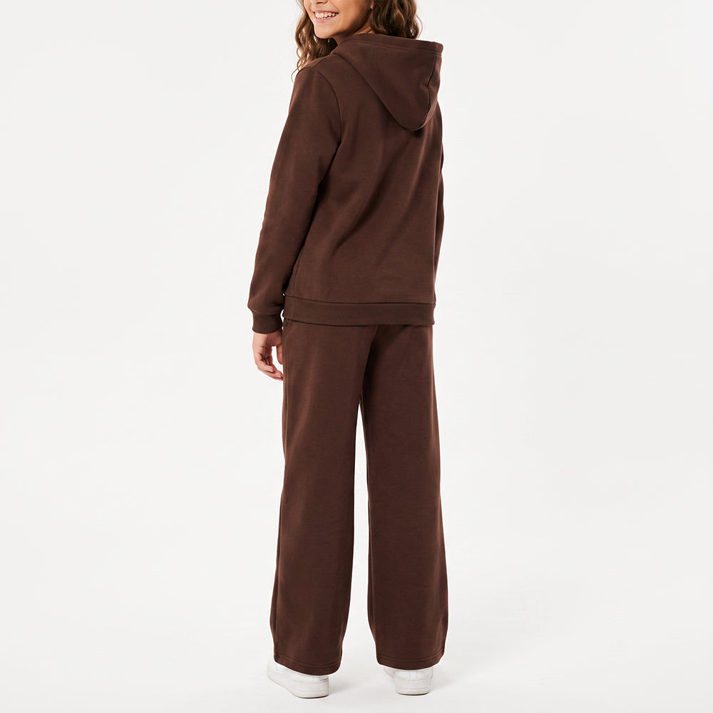 BIG GIRLS CERISE KANGAROO HOODY