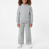 BIG GIRLS GREY MEL KANGAROO HOODY