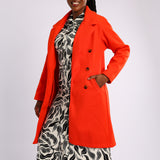 LADIES MELTON TANGERINE JACKET