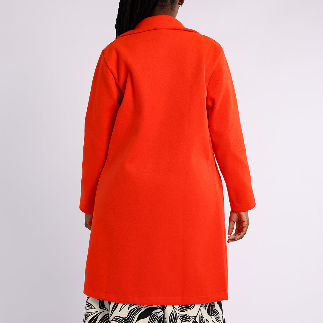 LADIES MELTON TANGERINE JACKET