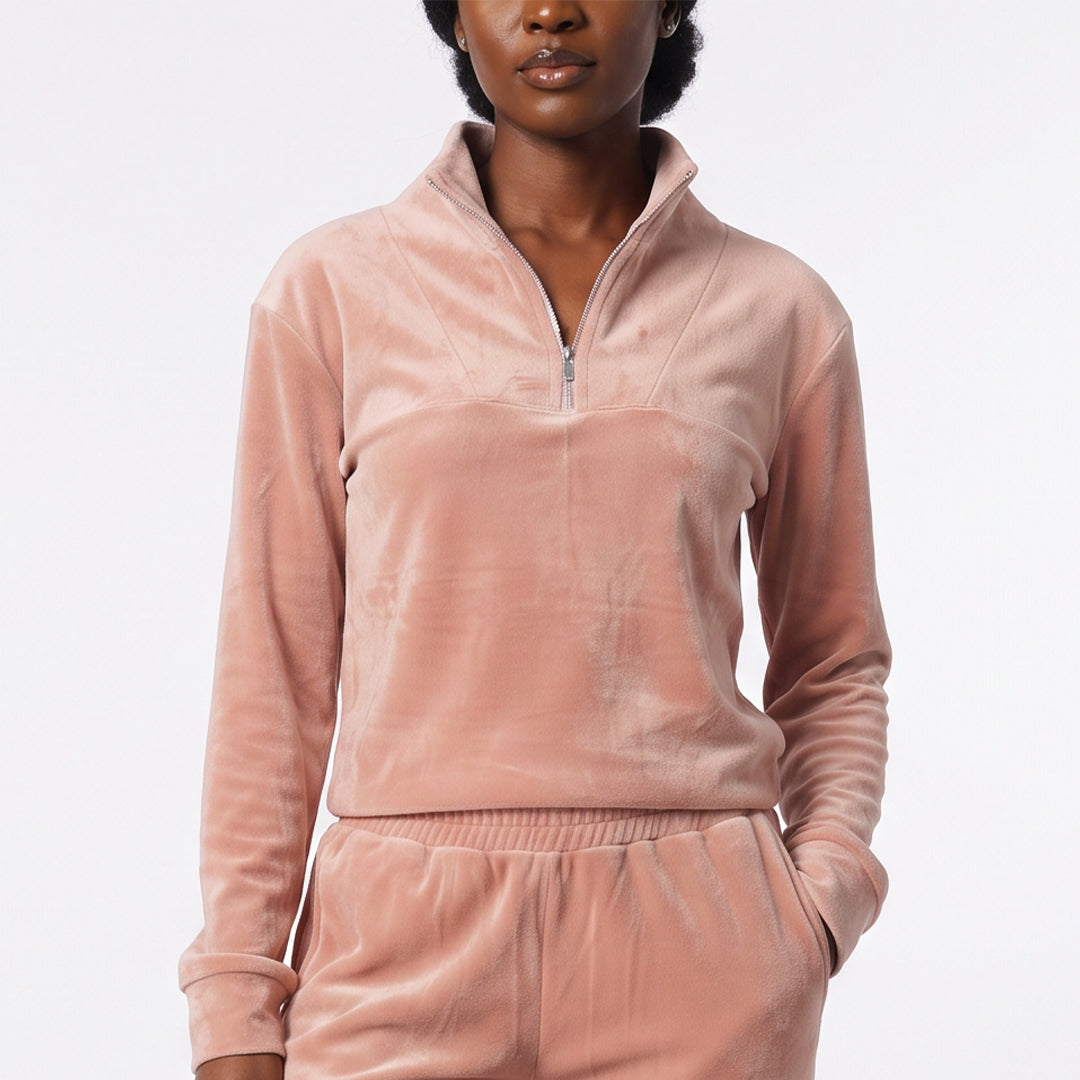 Mink Velvet Long Sleeve Sweater