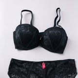 DARK NAVY BLUE LACE BALCONETTE BRA