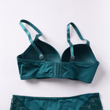 TEAL LACE BALCONETTE BRA