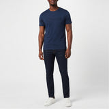 MNAVY COTTON SHORT TSHIRT