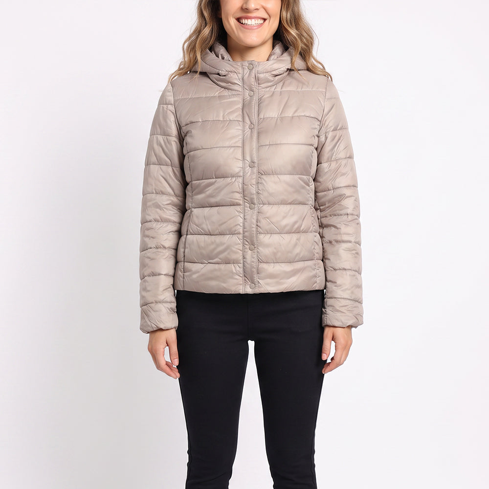 GREY  2 IN 1 PUFFER JACKET (BODYWARM AND JACKET)