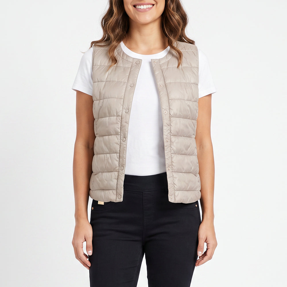 GREY  2 IN 1 PUFFER JACKET (BODYWARM AND JACKET)